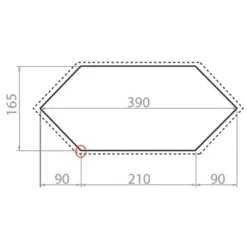 Allround Mark 3 Personen Zeltunterlage