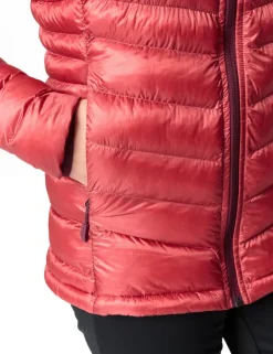 Batura leichte Thermo-Kapuzenjacke Damen - brick