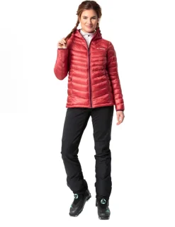 Batura leichte Thermo-Kapuzenjacke Damen - brick