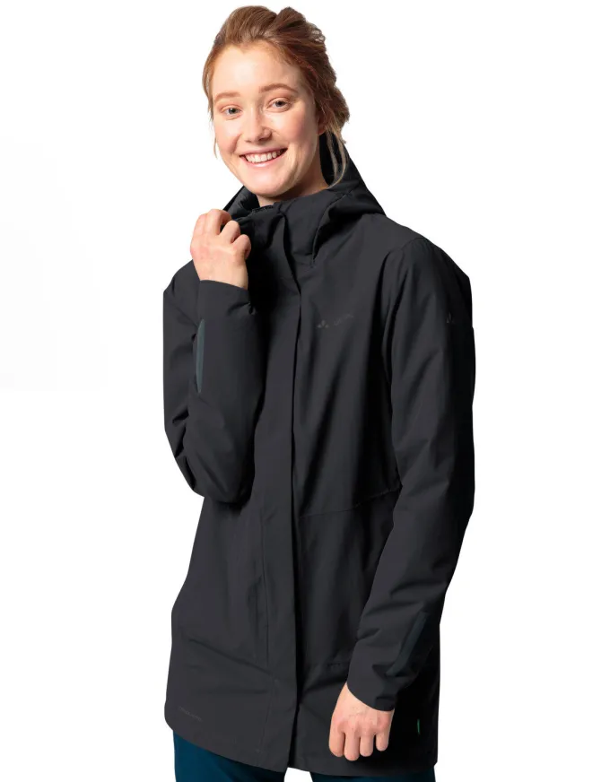Cyclist II gefütterter Parka Damen - black