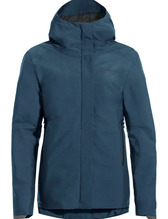 Cyclist Warm Rain Fahrrad-Regenjacke Damen - dark sea