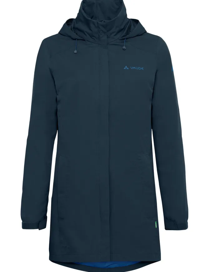 Escape Regen-Parka Damen - dark sea