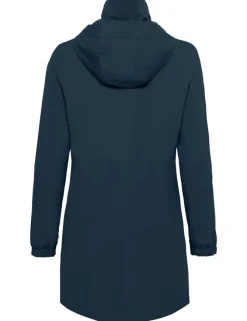 Escape Regen-Parka Damen - dark sea