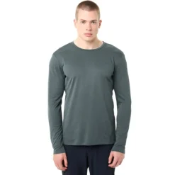 Essential Langarm T-Shirt Herren
