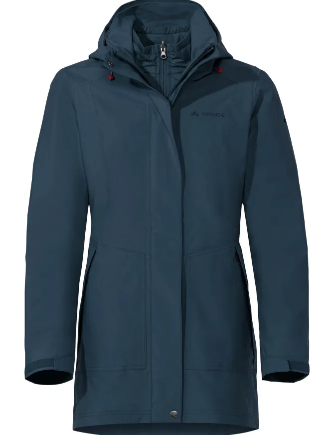 Idris 3-in-1 Parka Damen - dark sea