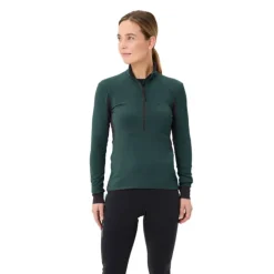 Kuro Fahrrad Half Zip Langarmshirt Damen