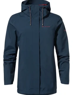 Mineo II 2-Lagen Jacke Damen - dark sea