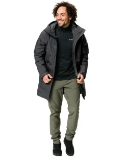 Mineo II wasserdichter Mantel Herren - black uni