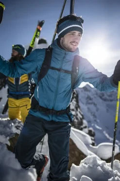 Monviso 3-Lagen alpine Skitourenhose Herren - black