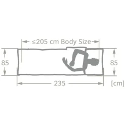Navajo 500 II XL Kunstfaserschlafsack