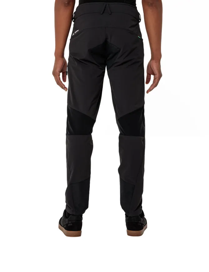 Qimsa leichte Softshell Fahrradhose Herren - black uni