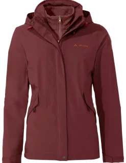 Rosemoor 3-in-1 Outdoorjacke Damen - dark cherry