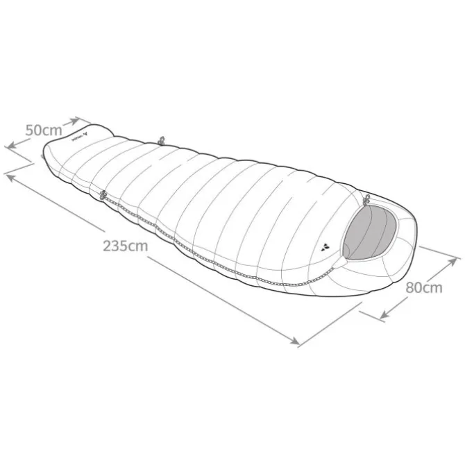 Rotstein 200 - Daunenschlafsack