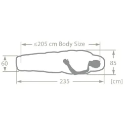 Sioux 400 II XL Kunstfaserschlafsack
