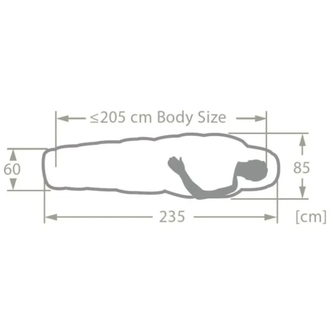 Sioux 400 II XL Kunstfaserschlafsack