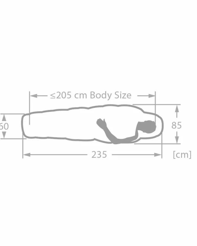 Sioux 400 II XL Kunstfaserschlafsack