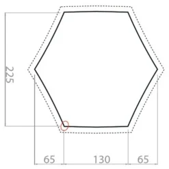 Space 2 Personen Ultraleichtzelt Zeltunterlage