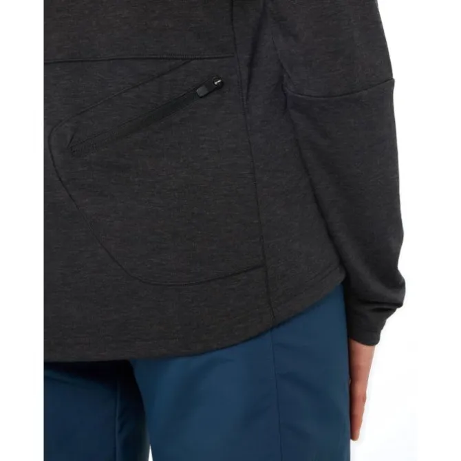 Tremalzo Langarm Hoodie T-Shirt Damen