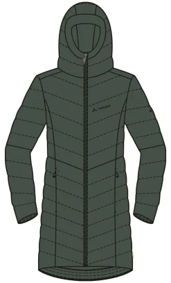 Women's Annecy Down Coat - dusty forest