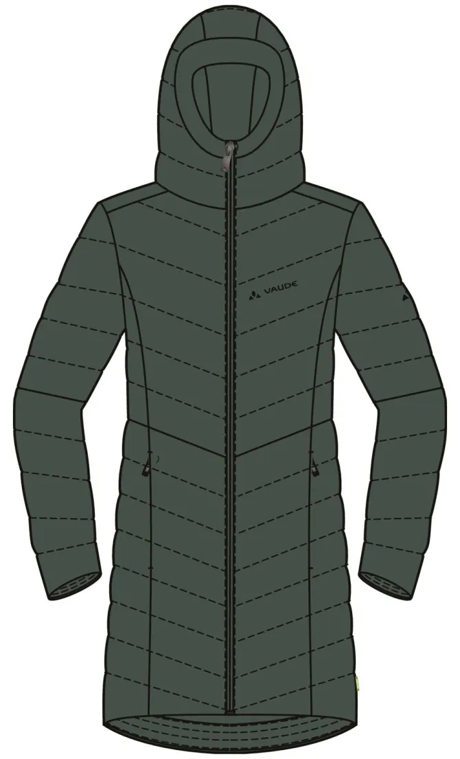Women's Annecy Down Coat - dusty forest