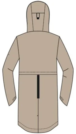 Women's Cyclist padded Parka II - linen