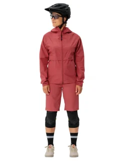 Women's Loamer Rain Jacket - brick