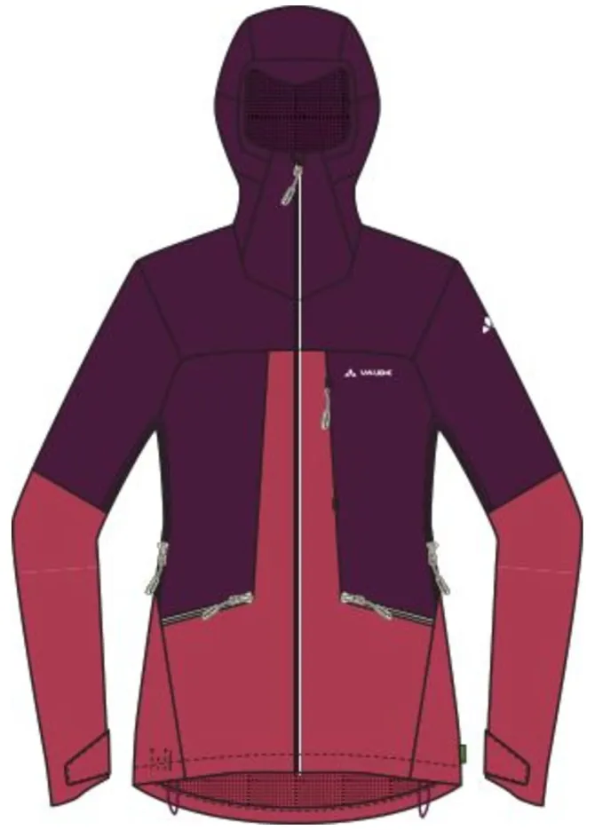 Women's Monviso Softshell Jacket - cassis